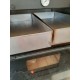 FORNO A LEGNA METALFER IN ACCAIO CON TETTUCCIO SU RUOTE SPOSTABILE 115X110X180