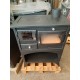 STUFA CUCINA A LEGNA CON FORNO 11 KW PIASTRA IN GHISA METALFER FORNI