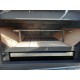 FORNO A LEGNA METALFER IN ACCIAIO CON TETTO ROTONDO SU RUOTE SPOSTABILE L97XH168XP80