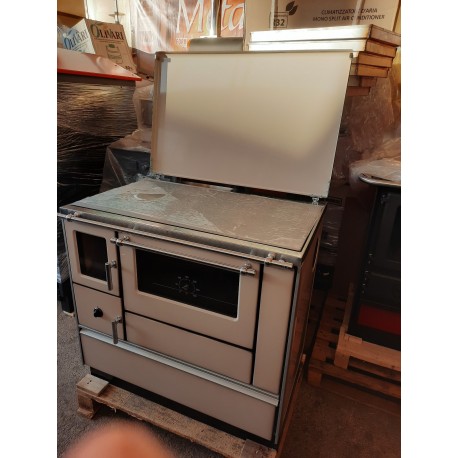 STUFA A LEGNA CON FORNO CUCINA ECONOMICA  7,5 KW