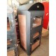 FORNO A LEGNA STUFA CON FORNO VENTILATO CON CERAMICA