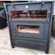 FORNO A LEGNA METALFER IN ACCIAIO TETTO DRITTO 120X85X150