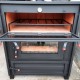 FORNO A LEGNA METALFER IN ACCIAIO TETTO DRITTO 120X85X150