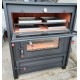FORNO A LEGNA METALFER IN ACCIAIO TETTO DRITTO 120X85X150