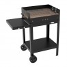 GRIGLIA BBQ  A LEGNA E CARBONE IN REFRATTARIO