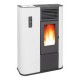 Stufa a pellet Slim 7,5 kW riscaldamento a pellet camino a pellet con telecomando