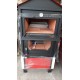 FORNO A LEGNA METALFER IN ACCAIO CON TETTUCCIO SU RUOTE SPOSTABILE 76X104X160