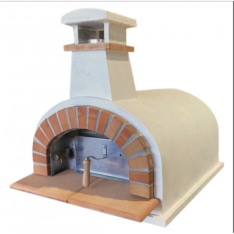 Forno professionale con forma a igloo per distribuzione ottimale del calore. Design compatto e alte prestazioni.
