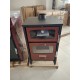 STUFA A LEGNA 16/18 KW CON GRANDE FORNO E CAMERA COMBUSTIONE FORNI METALFER