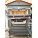 FORNO A LEGNA METALFER IN ACCAIO CON TETTUCCIO SU 4 RUOTE SPOSTABILE 105X110X160