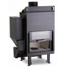 TERMOCAMINO IBRIDO LEGNA-PELLET AUTOMATICO CON ALIMENTAZIONE A SORGENTE AUTOPULENTE