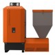 CALDAIA COMBINATA PELLET LEGNA BIOMASSA CS5-CT 31KW