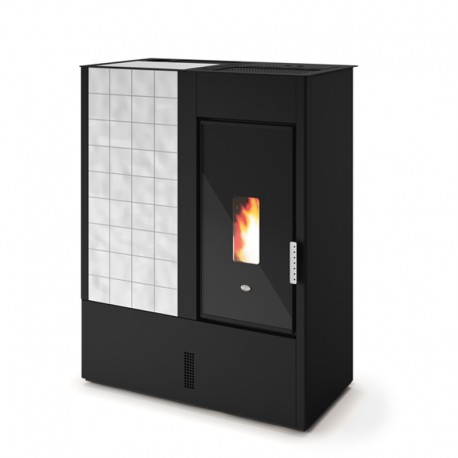 STUFA A PELLET A CONVENZIONE NATURALE ACCUMULO 12.5 KW SLIM