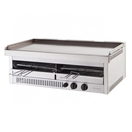 SHARK 80 INOX BARBECUE GAS A DOPPIA COTTURA